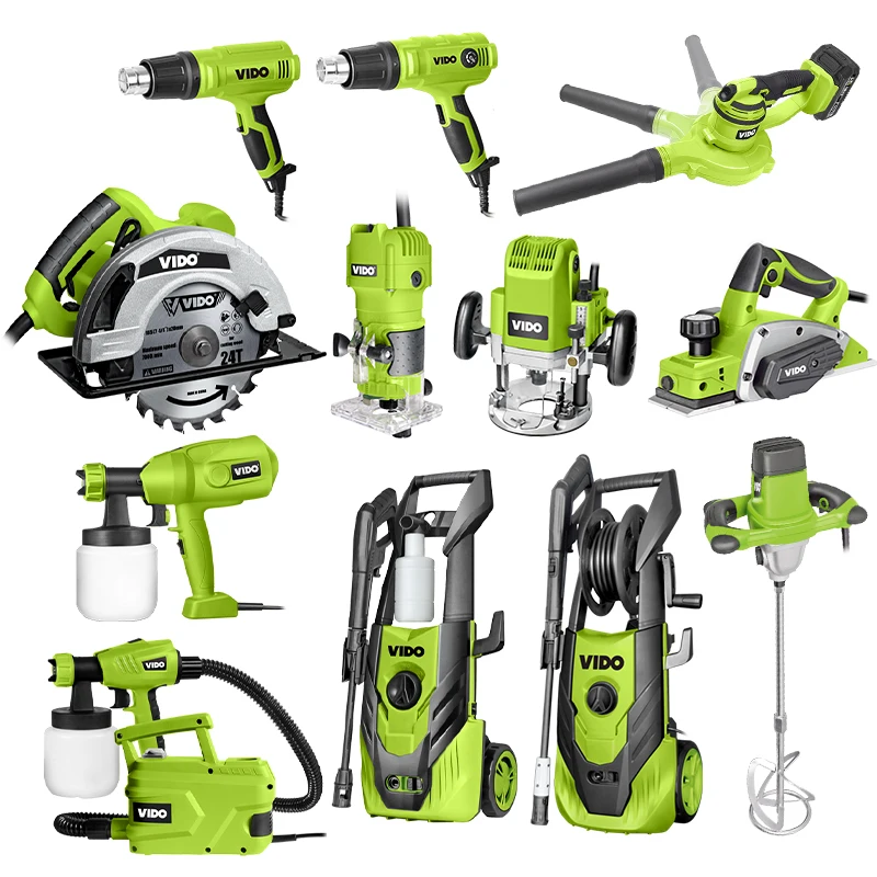 VIDO high quality portable car washing blowing cutting spraying car washer blowers cordless tools