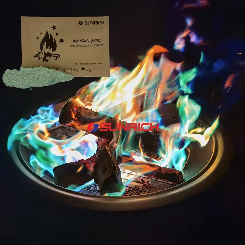 SUNRICH Manufacturer Magic Fire Party Supplies Camping Accessories Colourful Mystical Fire Flames
