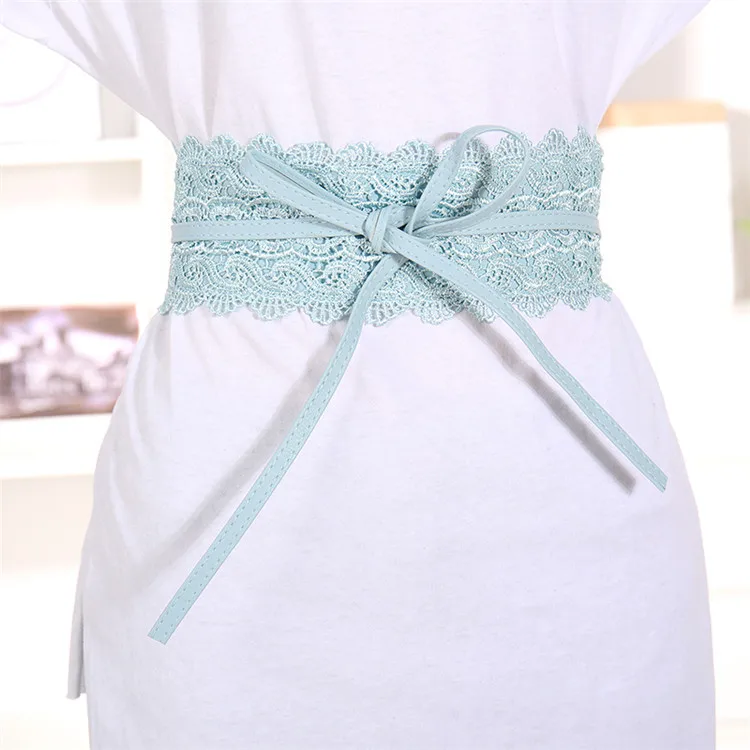 Лидер продаж 2021, высококачественный женский разноцветный кружевной пояс в европейском и американском стиле