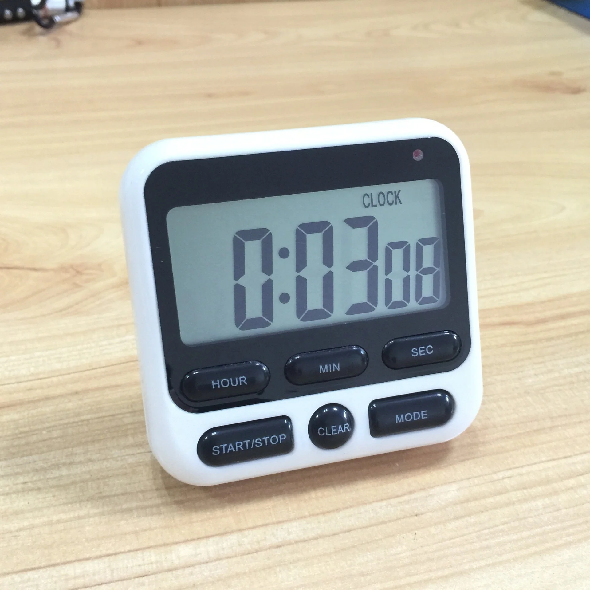 KH-TM014 Quality Electronic Digital Alarm Clock Magnetic Countdown Kitchen Timer With Flash Light