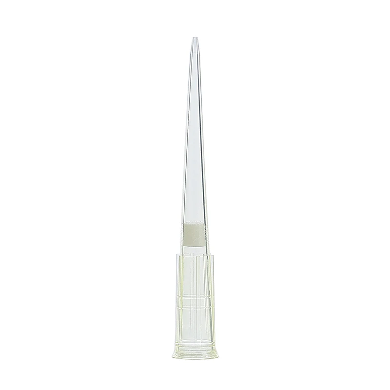 Lab Disposable Sterile low retention 50uL extended length Plastic Filter Pipette Tips