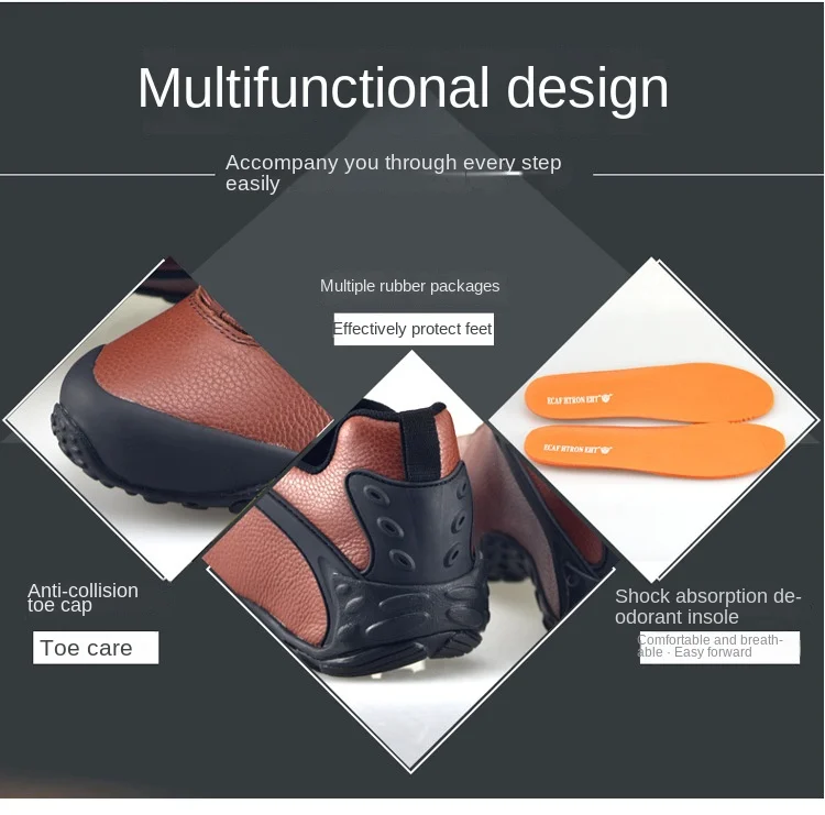 New Top Layer Cowhide Outdoor Hiking Shoes for Men and Women