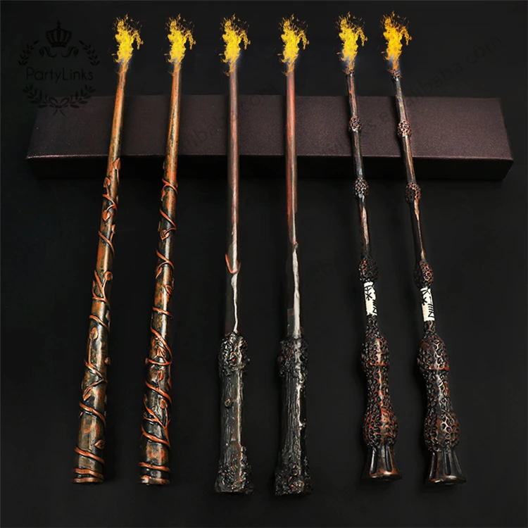 Fireball Fire Wand Wizard Wand That Shoots Fireballs Blaster Incendio Wand for Cosplay Birthday Party Gifts Halloween