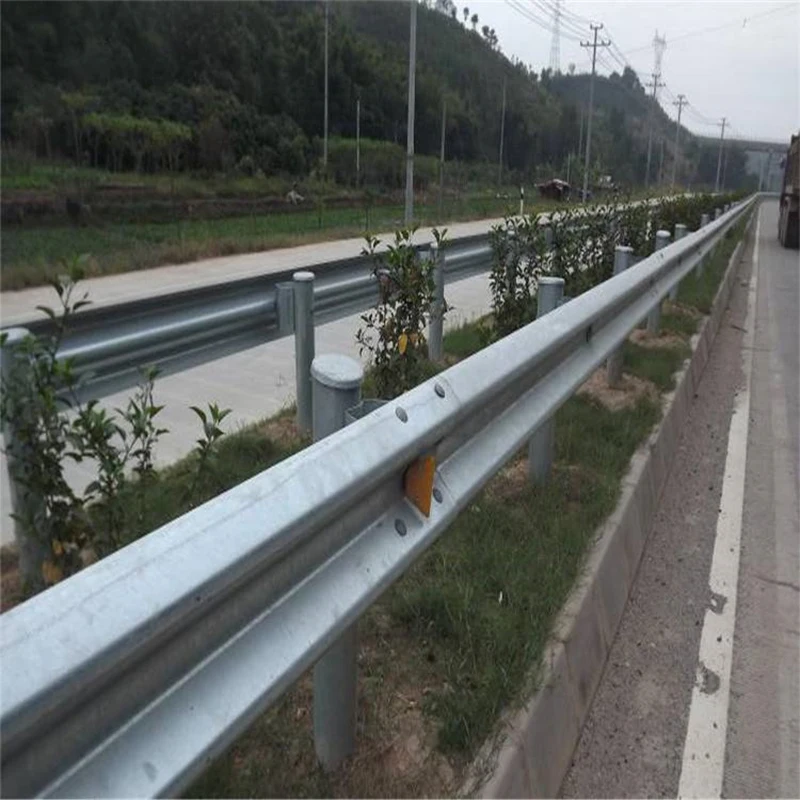Traffic Safety Barrier W Type Highway Guardrail Galvanized Steel Fishtail Galvanized Steel Crash Barrier Supplier
