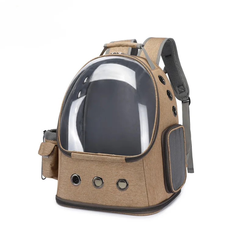 New Arrival Modern Fashion Design Transparent Breathable Pet Carrier Backpack for Dogs and Cats