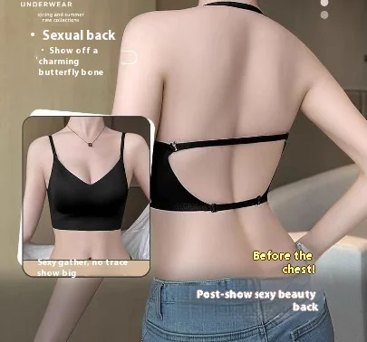 Girls Fashion Simple Push Up Breathable Smooth Surface T-shirt Bra Women Seamless Bra