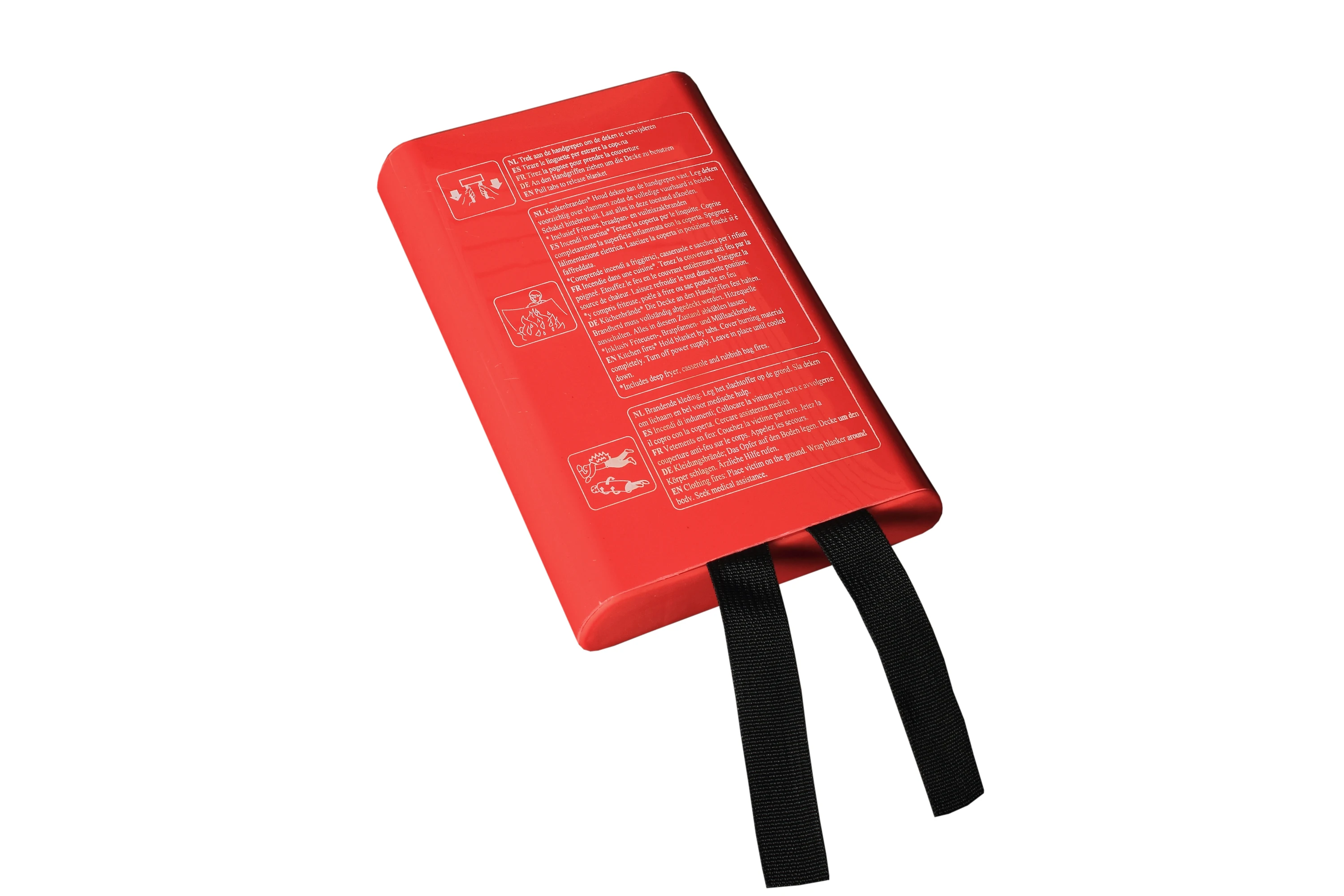 
1.8x1.8m fiber glass emergency anti fire blanket specification price for sale with PVC box 