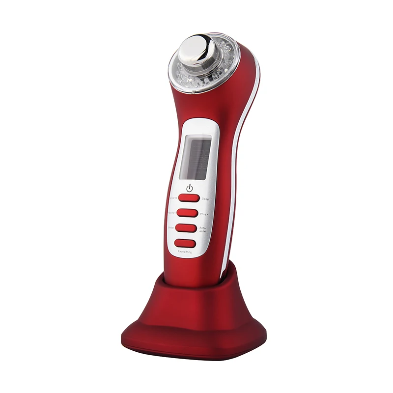 LED face massager skin tightening device ultrasonic cleaning beauty instrument device