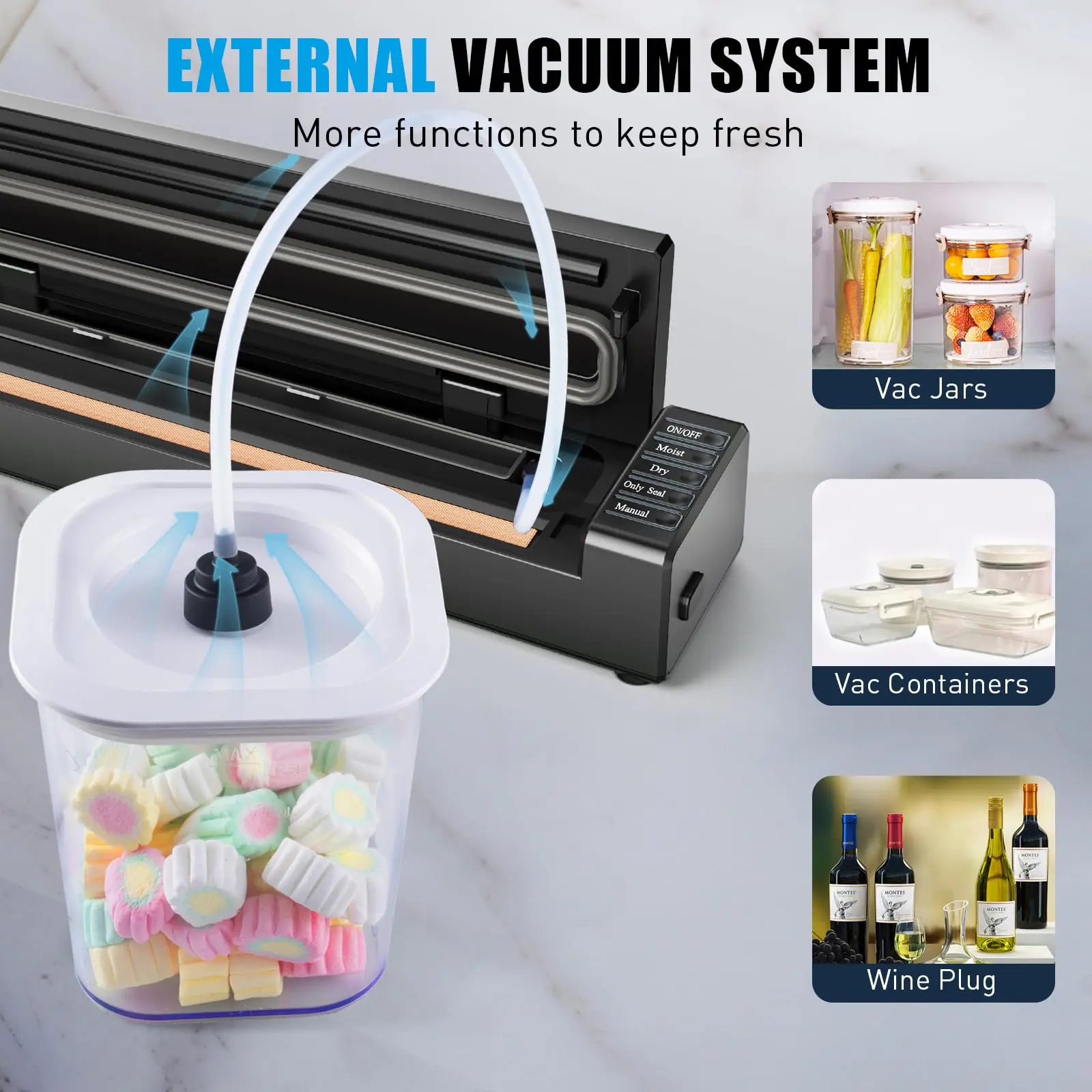 Mini Electric Plastic Food Vacuum Sealer Wholesale Prices USB Power Source For Household Use Vacuum Packing Sealer