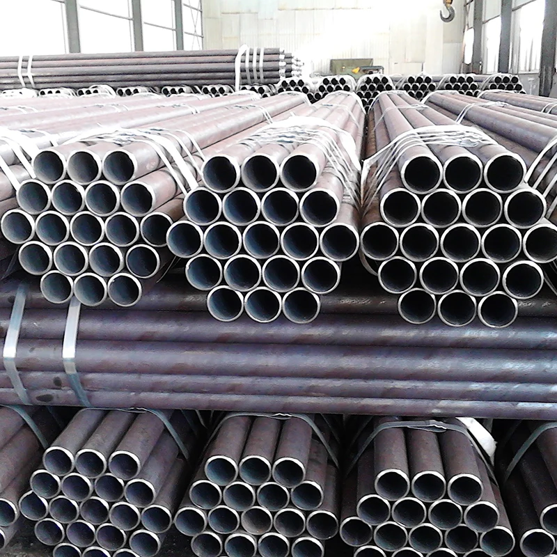 Hot Rolled Carbon Seamless Steel Pipe ST37 ST52 1020 1045 A106B Fluid Seamless Steel Pipe