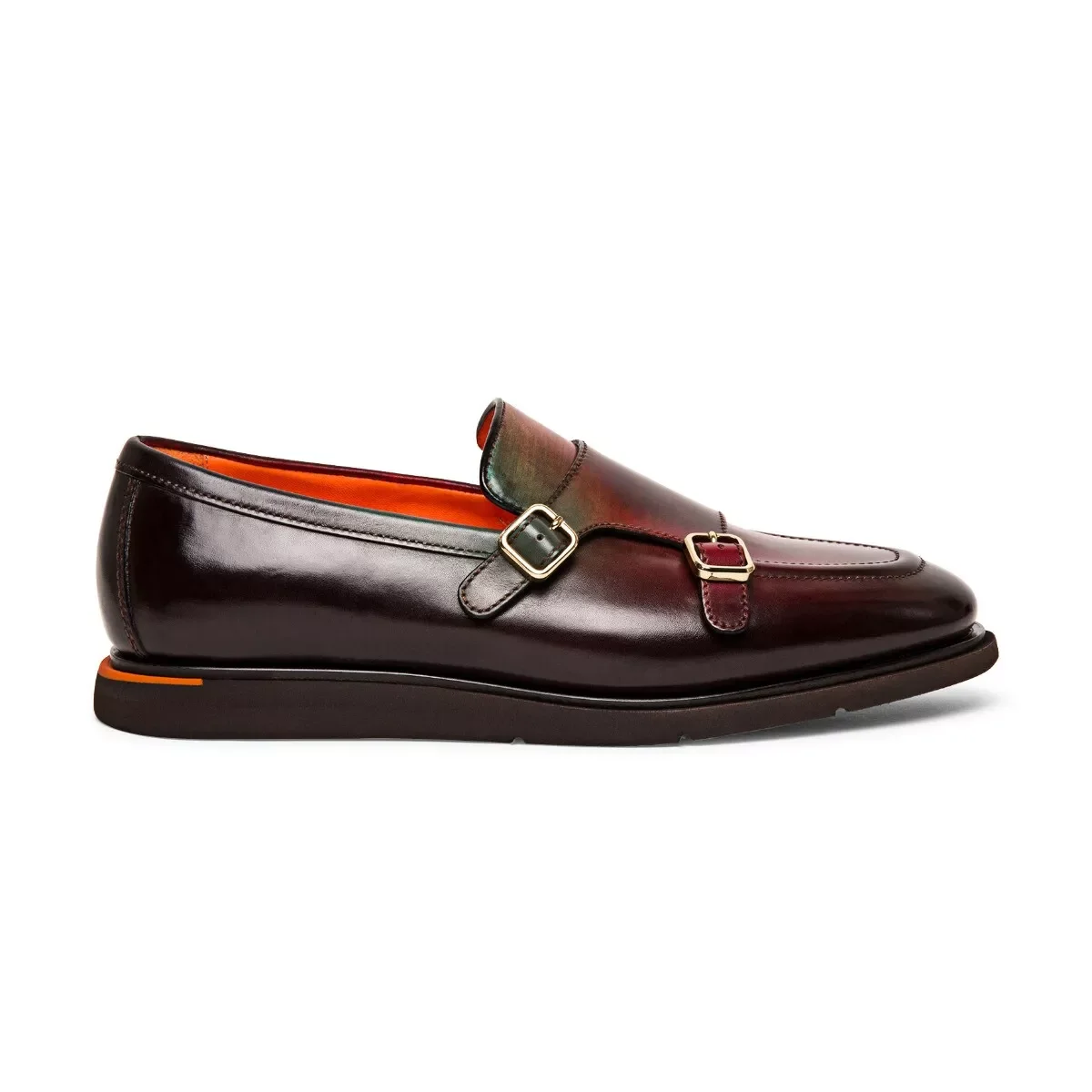 1 pair Custom british style mens loafers with buckle no-slip men dress casual shoes