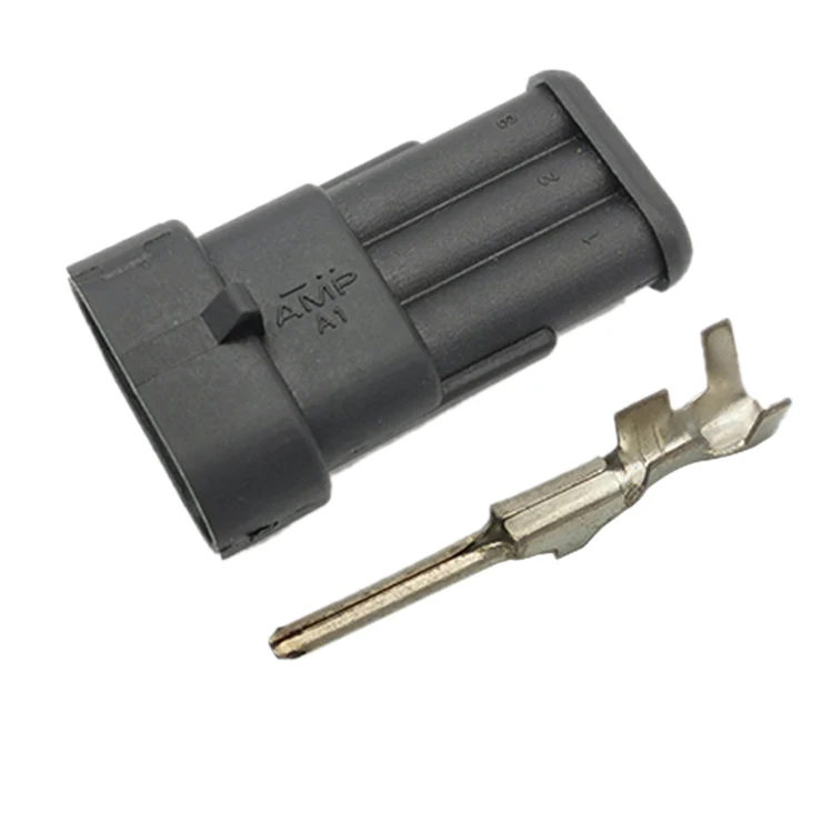 DJ7031-1.5-11 3-контактный Мужской водонепроницаемый разъем авто с терминалы