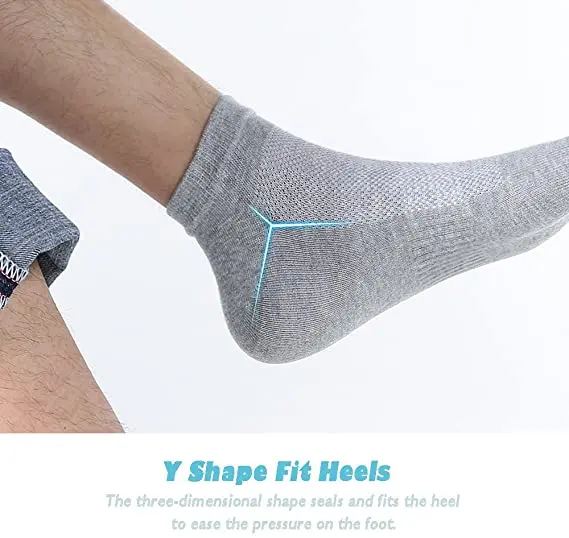 Free sample Comfortable Cotton Mens Crew Sports Five Fingers Toe Socks 5 Fingers