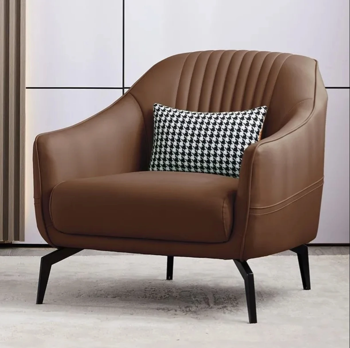 Nordic light luxury leisure business hotel rest area office negotiating table and chair Sectional salon Furniture Waiting Sofa