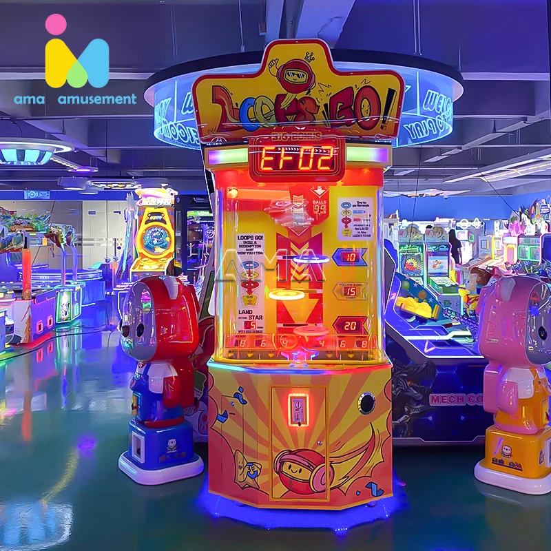 AMA Factory Price Coin Operated Big Bouns Coin Game Lottery Machine For Sale