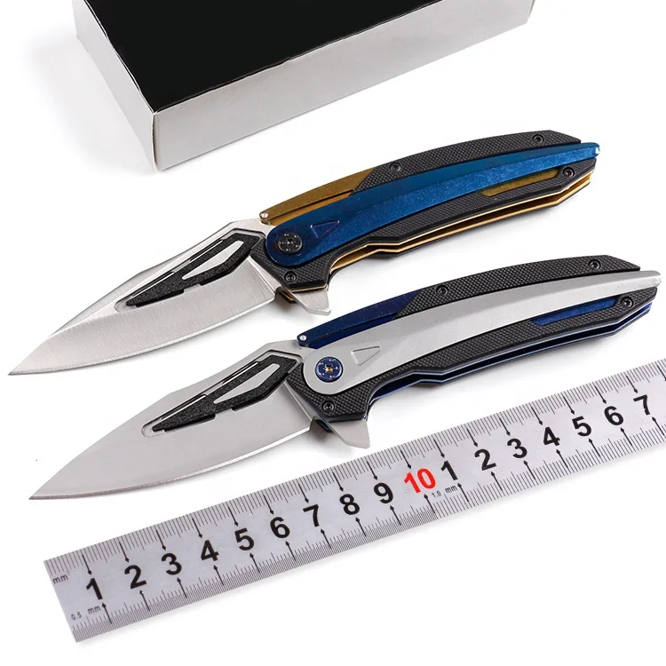 Карманный складной нож из нержавеющей стали 440, нож Yangjiang с ручкой G10
