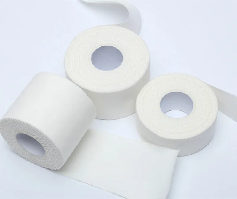 Colorful latex free adhesive athletic strapping sports tape