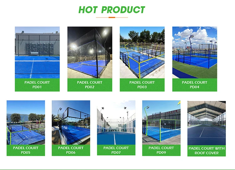 Factory origin 100% hot dip galvanized poles padel court Paddle Tennis Court for Sale Buy padel court Canchas De Padel