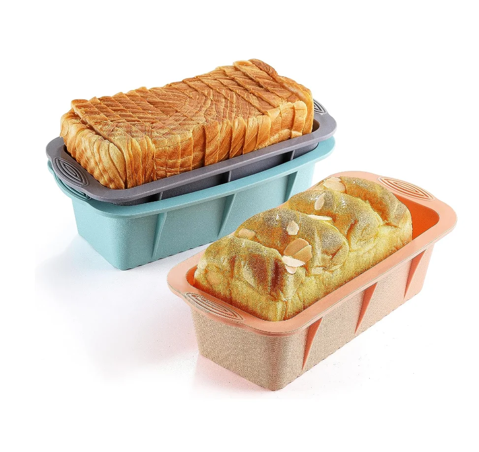 Silicone non-stick and BPA-free baking tools silicone cake molds bread toast molds kitchen tools suitable for making cakes