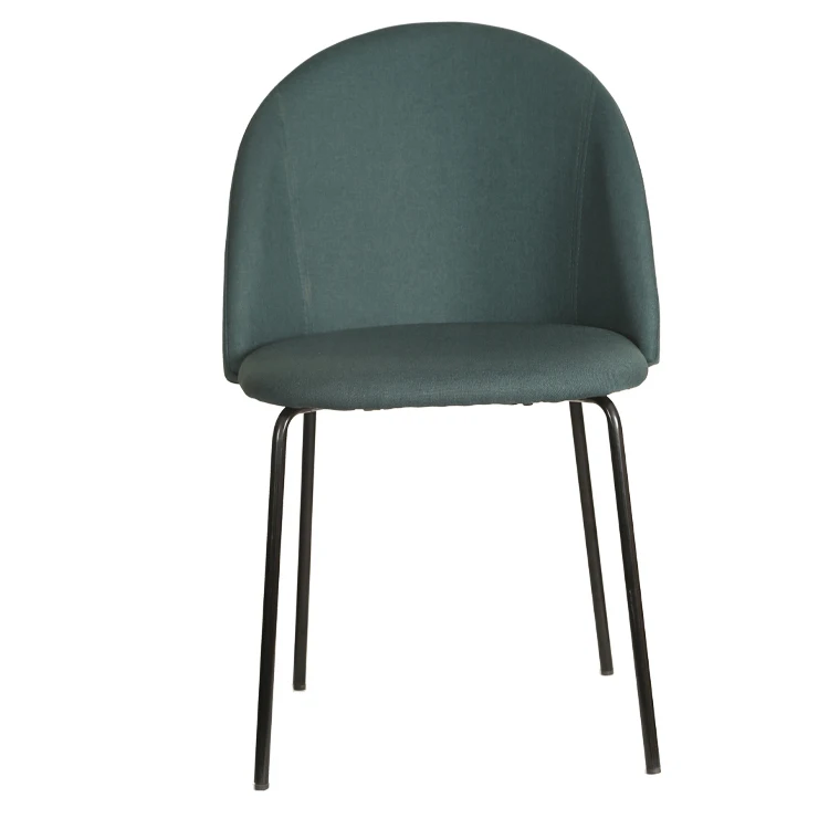 Dining Room In White Square With 4 Chairs Dinning Luxury Furniture Cheap Pu Metal Black Leg Chair