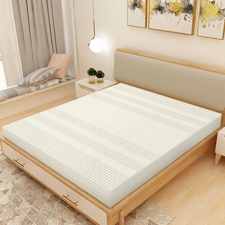 Modern Single Foam Mattress Luxury Bedroom Furniture High Density Queen Natural Latex Mattress Topper