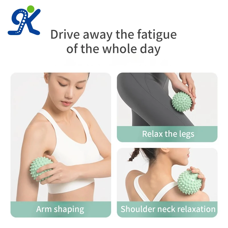 Yoga Training Grip Strength Acupoint Massage Shoulder Neck muscle fascia and physical therapy Massage Hedgehog Fascia Ball