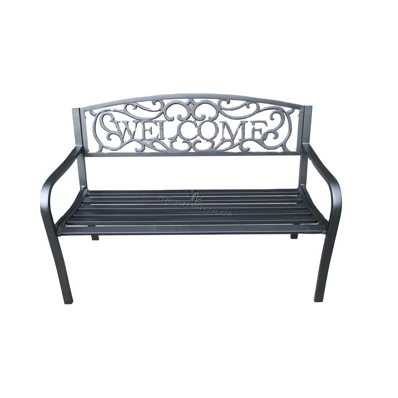 Cast iron benches for parks