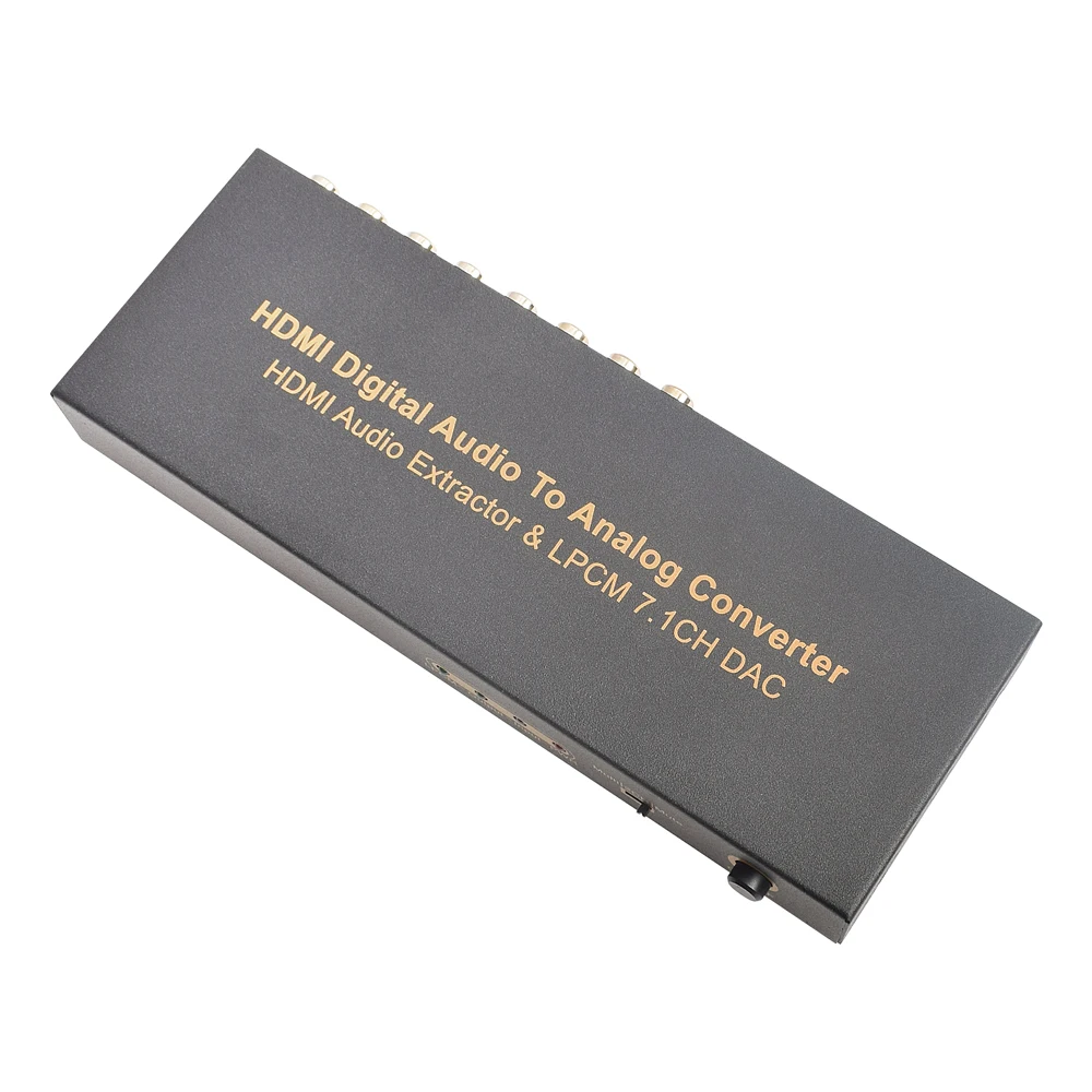 High Quality Wholesale 1080P 60Hz HDMI to AV HDMI to RCA Video SPDIF 7.1 Digital Audio Converter