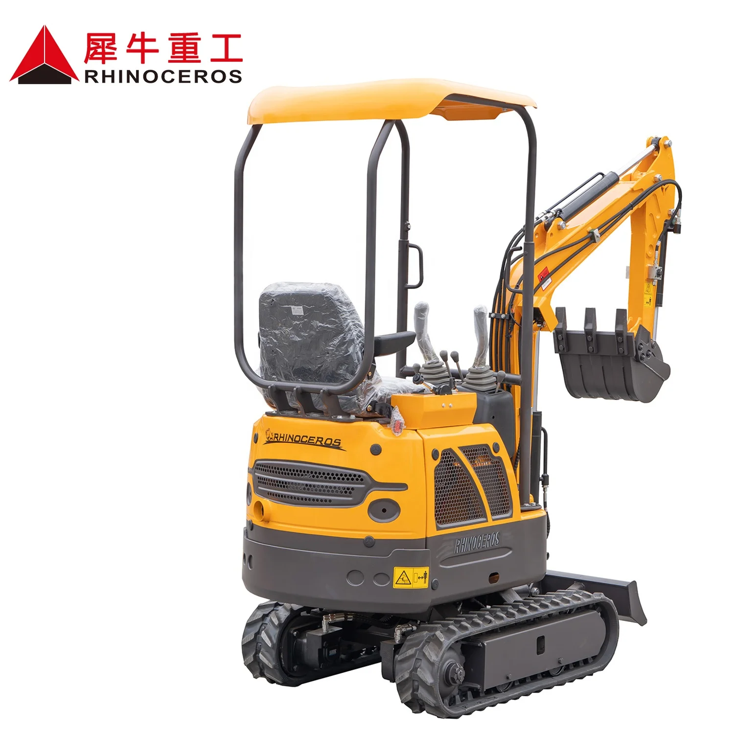 Rhinoceros 1.2 ton crawler excavator new excavator price for XN12 Euro V Emission Excavator swing boom