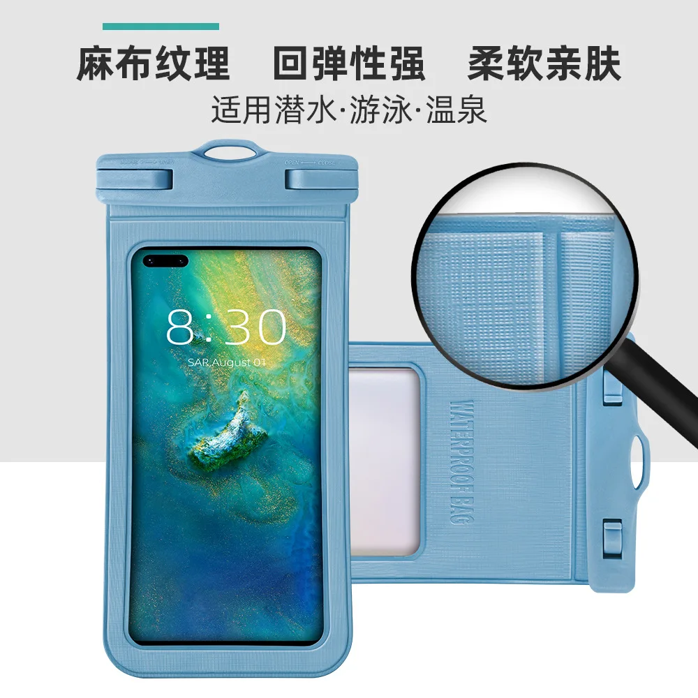 Drifting diving swimming mobile phone waterproof case protective cover new large transparent wholesale mobile phone waterproof b