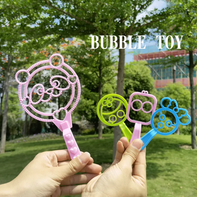 Cute Shape Summer Outdoor Game Soap Maker  Cartoon Animal Soap Bubble Toys For Kids Outdoor Toys Indoor Party Camping Yard