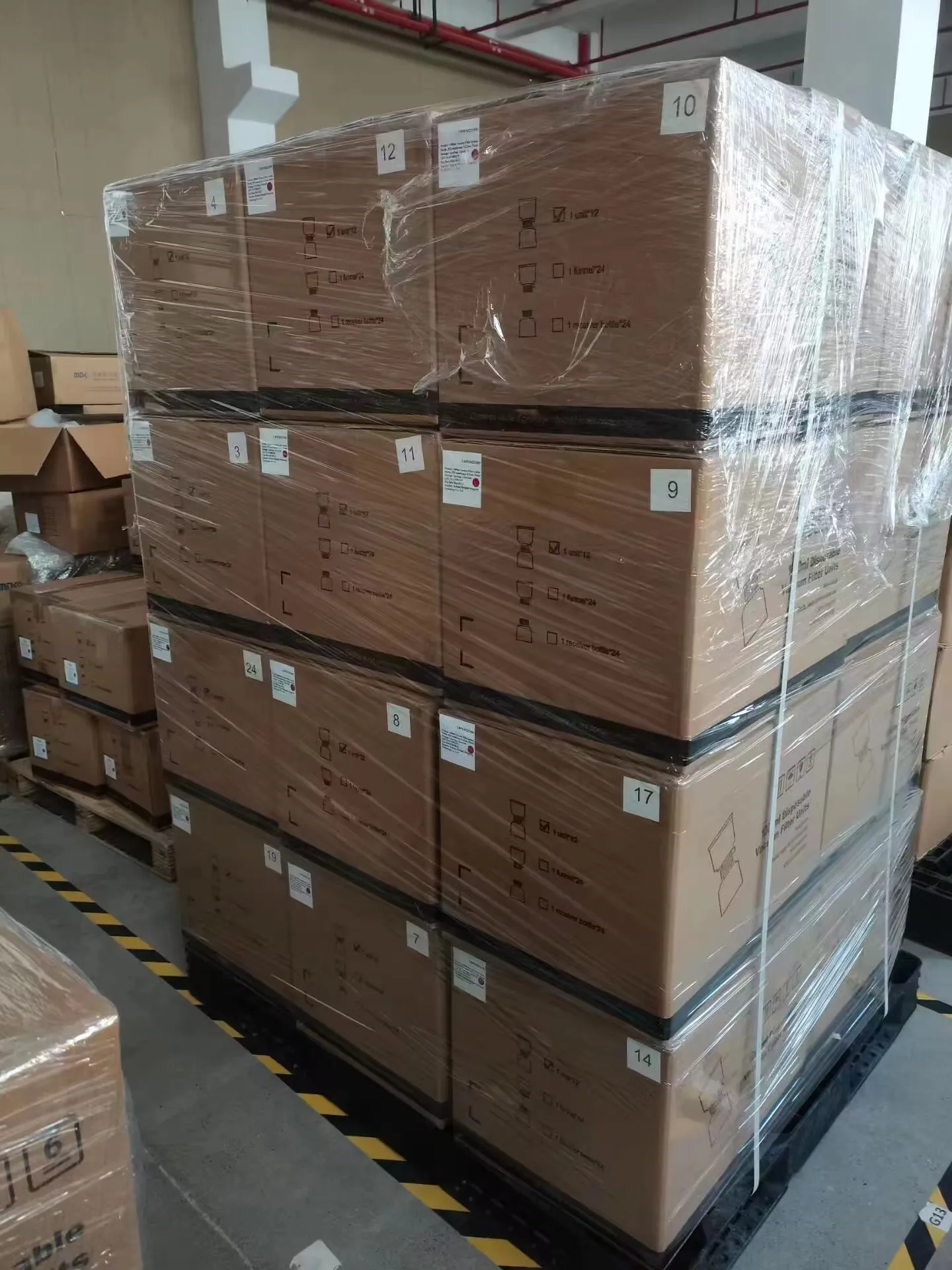 Lab filtration bottle system price Sterile Vacuum Filter Bottle Sterile Vacuum Bottle-Top Filters