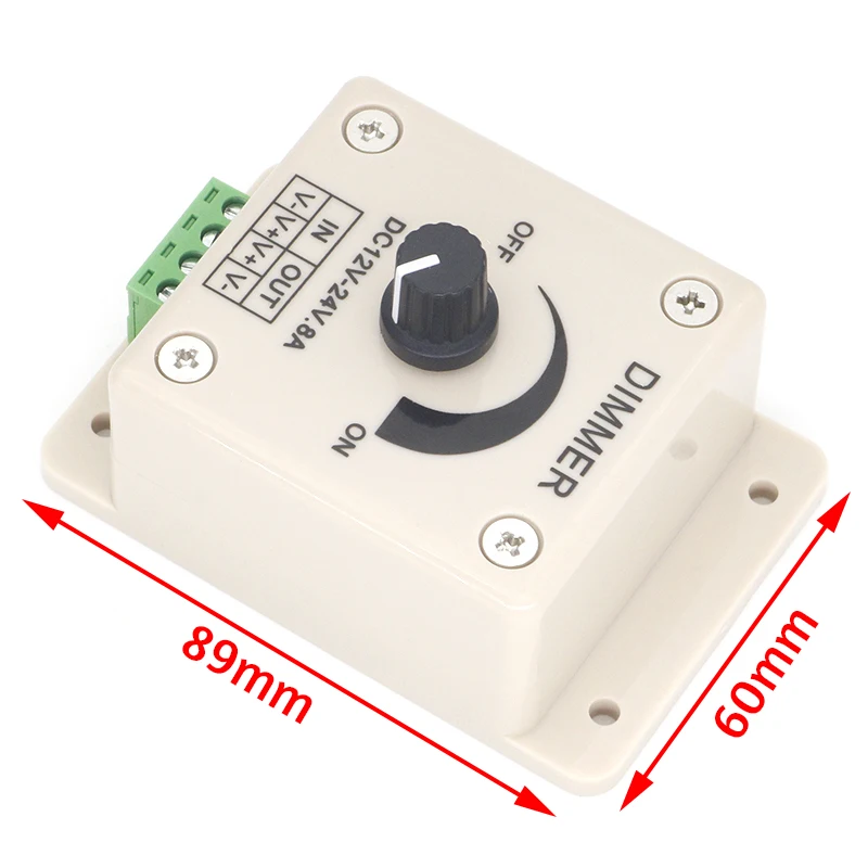 Voltage Regulator DC-DC Voltage Stabilizer 8A Power Supply Adjustable Speed Controller DC 12V LED Dimmer 12V