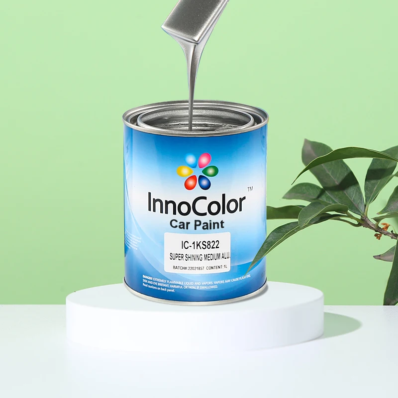 Car Paint Manufacturer To Distributors Directly With 1K 2K Solid Color 1K Aluminum Colors