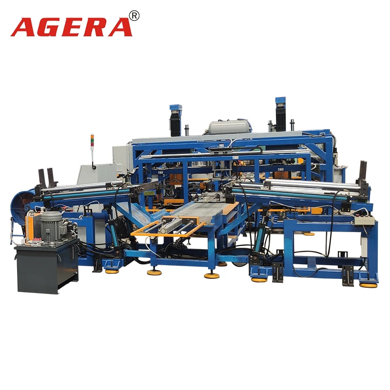 Automatic Pipe Pile End Plate Flange Robot Welding Line Butt Welding Machine