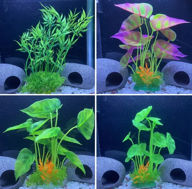 Искусственные бамбуковые пластиковые водоросли искусственные украшения