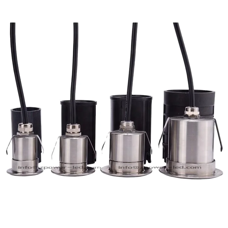 RGB Color Changing 12V 24V 110V IP67 Outdoor Underground Deck Light 3W LED Ground Buried Light