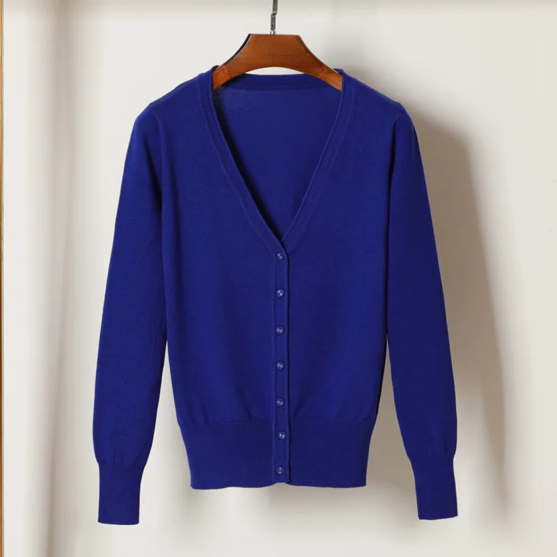 
Spring autumn trendy cheap wholesale sweater cardigan women 