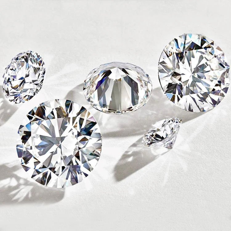 Новое поступление лаборатория выращенная Diamond1-2.5ct VVS IGI GIA сертифицированная круглая огранка причудливая форма HPHT Lab Выращенный алмаз