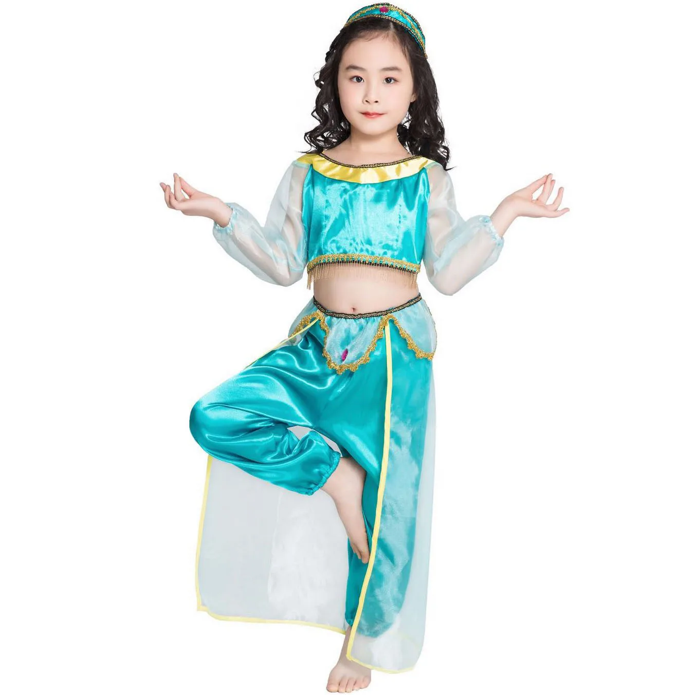 Aladdi n Princess Jasmine Classic Girls Costume