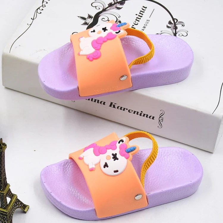 
Comfortable Summer Beach Outdoor Soft with Straps Kid sandal Boys Girls Indoor PVC Slippers for Children 