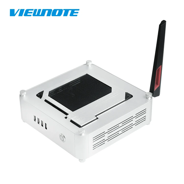 Barebone mini pc i5 pc design computer amd 3200G Am4 Thin Itx barebone system mini pc x86 with wifi and 1 lan port
