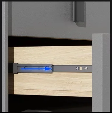 Low price smart storage cabinet intelligent drawer 4 footstools multi functional beside table with wireless charging and speaker