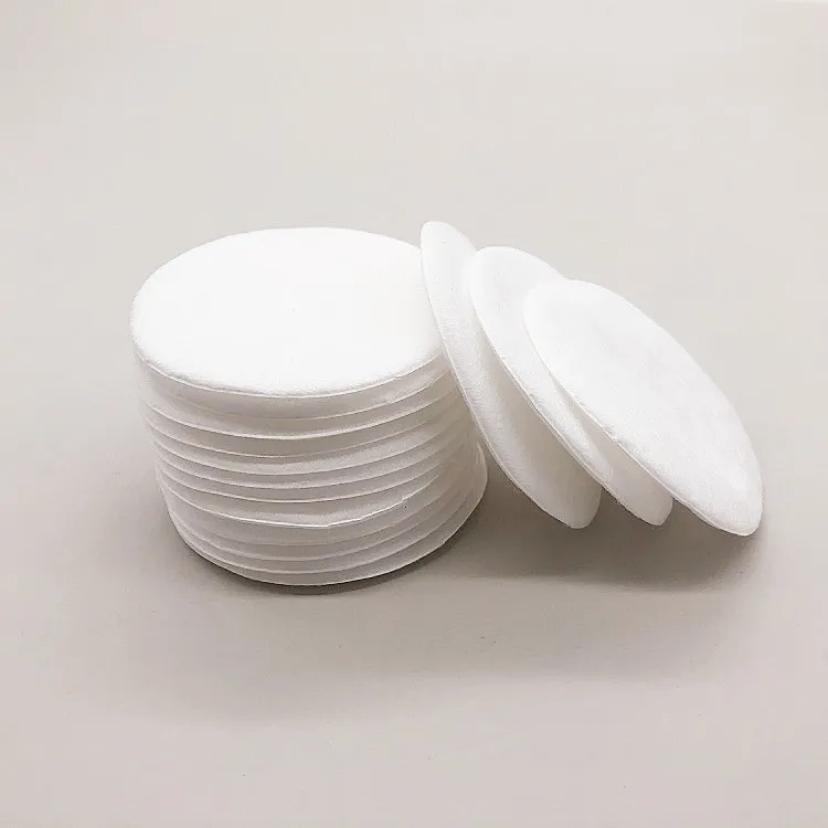 Eco-friendly organic round cotton pads facial makeup remover pads