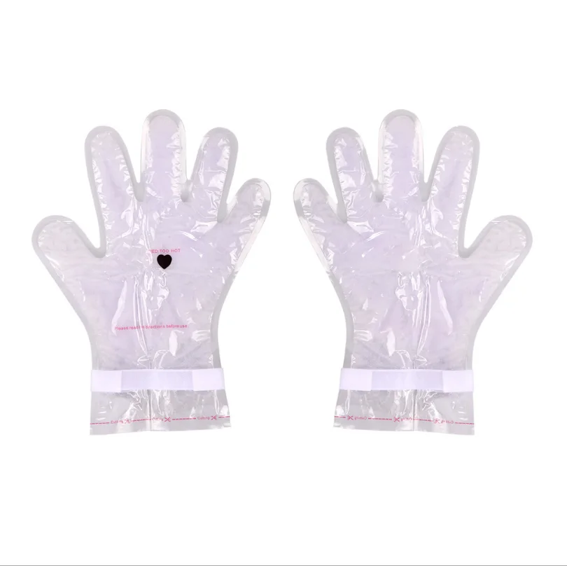 private label heated  paraffin wax pedicure beauty whitening heating hand and foot paraffin wax gloves bags mask