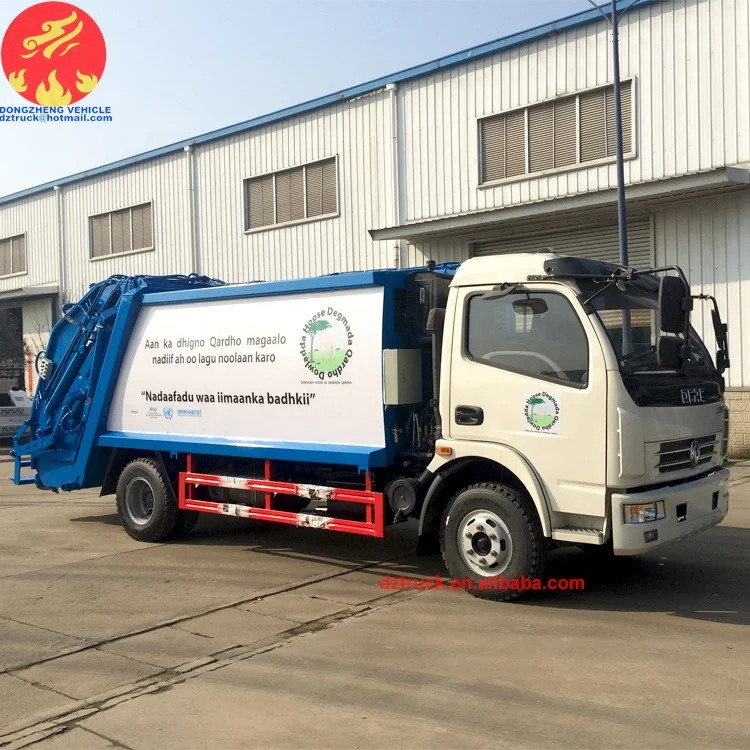 Dongfeng rear loader garbage truck/garbage refuse compactor vehicle/ rubbish compactor truck
