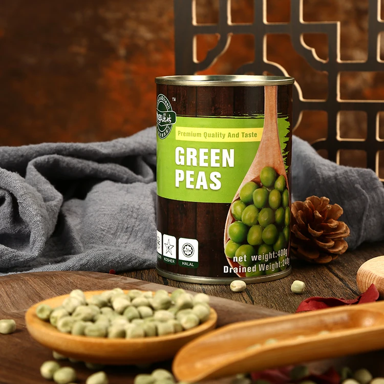 canned green peas canned food 400g to America & arabic country