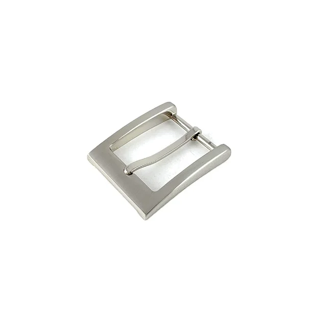 Factory Supply Custom Zinc Alloy Brush Nickel Fashion Belt Accessory Metal Pin Belt Buckle