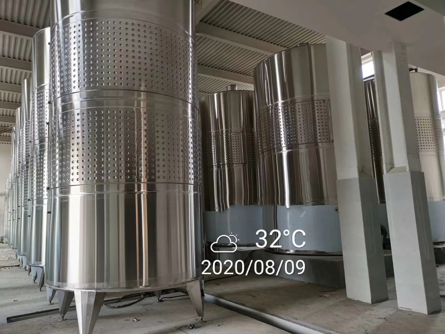 5HL 10HL 20HL 30HL 50HL 100HL red fruit cider Winery tank