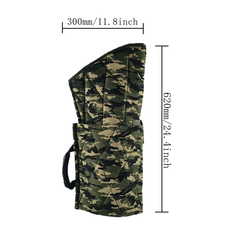 Durable Camouflage Tear-resistant Fabric Dog Bite Sleeve Training Arm Protector for GSD Malinois Outdoor Dog Training